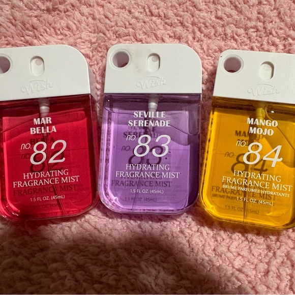 Wish Fragrance Mist Trio - Red, Purple, Yellow - Picture 1 of 4